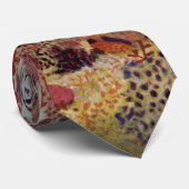 アンジェルフィッシュinサンゴ、ヴィンテージ熱帯魚in海 ネクタイ (ロール)