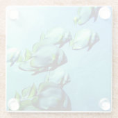 アンジェルフィッ澄んシュブルーウォーター ガラスコースター (裏面)