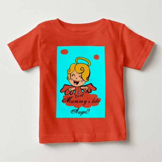 アンジェルフライお母さんのリト・エンジェル！ ベビーTシャツ (正面)