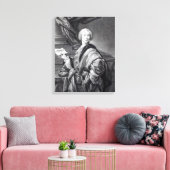 アンジェロ・マリア・モンティチェリ、ジョン・ファバーによる彫刻 キャンバスプリント (インサイチュ (リビング))