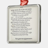 アンジェロPoliziano 1498年著作のギリシャのEpigramsのページ メタルオーナメント (左)