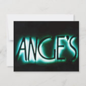 アンジズエンジェルズパーティの招待状招待状アンジェエンジェル 招待状 (正面)