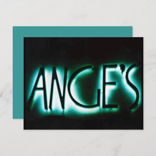 アンジズエンジェルズパーティの招待状招待状アンジェエンジェル 招待状 (正面/裏面)