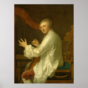 アンジュローラン – ジーンバプティステグルーズファインアート ポスター