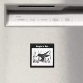 アンジーのアート「ハミングバード」マグネット マグネット (インサイチュ (食洗機))