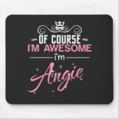 アンジーもちろん私素晴らしはアンジー名 マウスパッド (正面)