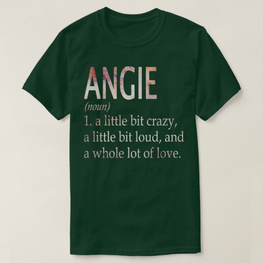 アンジーガール名の定義 Tシャツ (デザイン正面)