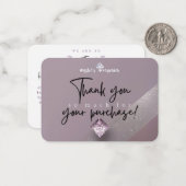 アンジーズアクセサリーカスタムサンキューカード ノートカード (正面/裏面インサイチュ)