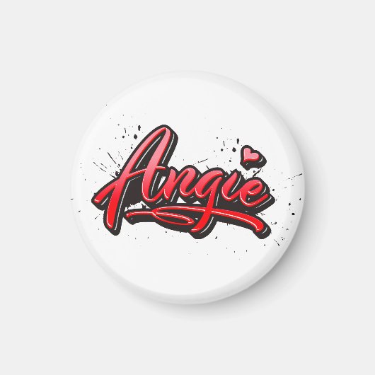 アンジーハートスプラッシュマグネット マグネット (正面)
