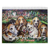 アンジー2011のカレンダーによる犬 カレンダー (カバー)