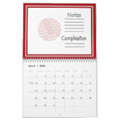 アンスペイン- ORGULLO MEXICANOフォトフレーム カレンダー (3月 2026)