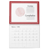 アンスペイン- ORGULLO MEXICANOフォトフレーム カレンダー (2月 2026)