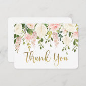 アンスリウムの感謝カード サンキューカード (正面/裏面)