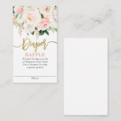 アンスリウムフローラおむつラッフル エンクロージャーカード (正面/裏面)