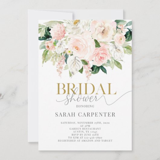 アンスリモダンウムブライダルシャワー招待 招待状 (正面)