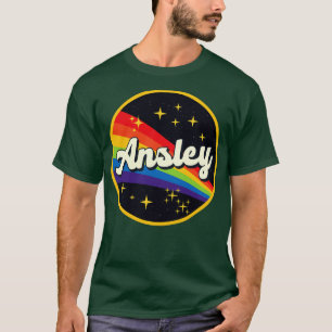 アンスリーレインボーインスペースヴィンテージスタイル Tシャツ
