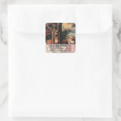 アンズのコンサートVintageクリスマス住所 シール (バッグ)