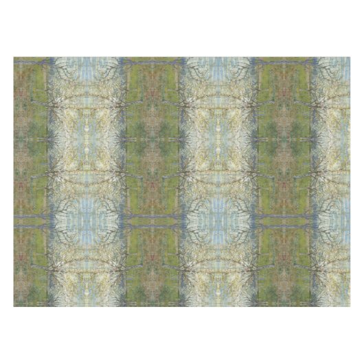 アンズの木が咲くヴァンゴッホ果樹園 テーブルクロス (正面(横))