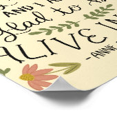 アンズオブグリーンゲーブルズ親愛オールドワールド引用文 ポスター (角)