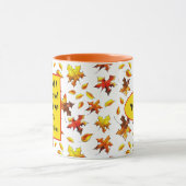 アンズオブグリーンゲーブルズ10月パーソナライズされた秋 マグカップ (中央)