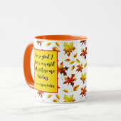 アンズオブグリーンゲーブルズ10月パーソナライズされた秋 マグカップ (正面左)