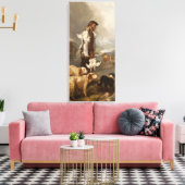 アンズデルウィンター射撃、 発砲ハーレスアンドパルミガン キャンバスプリント (インサイチュ (リビング))