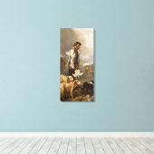 アンズデルウィンター射撃、 発砲ハーレスアンドパルミガン キャンバスプリント (インサイチュ (ウッドフロア))