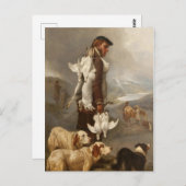 アンズデルウィンター射撃、 発砲ハーレスアンドパルミガン ポストカード (正面/裏面)