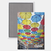 アンズレーンダブリンアイルランドトラベル マグネット (正面/裏面)