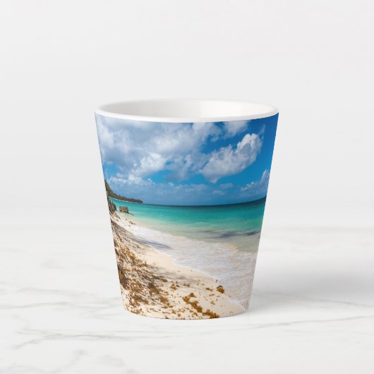 アンセカノービーチオンマリガラテ カフェラテマグ (正面)