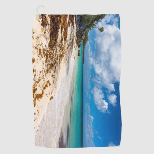 アンセカノービーチオンマリガラテ ゴルフタオル (正面)