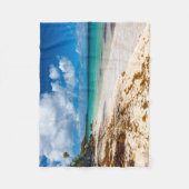 アンセカノービーチオンマリガラテ フリースブランケット (正面)