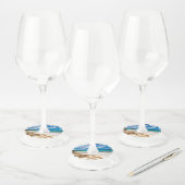 アンセカノービーチオンマリガラテ ワイングラスタグ (セット)