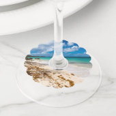 アンセカノービーチオンマリガラテ ワイングラスタグ (クローズアップ)