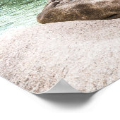 アンセコスコスセーシェルラディグビーチギフト ポスター (角)