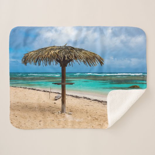 アンセデロシャーズビーチ シェルパブランケット (正面(横))