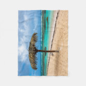 アンセデロシャーズビーチ フリースブランケット (正面)