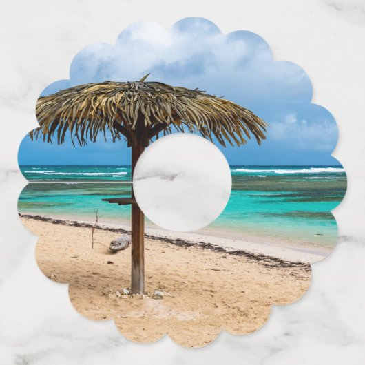 アンセデロシャーズビーチ ワイングラスタグ (正面)