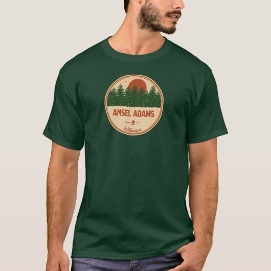 アンセルアダムスワイルドネスカリフォルニア Tシャツ (正面)