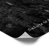 アンセル・アダムスに敬礼 ポスター (角)