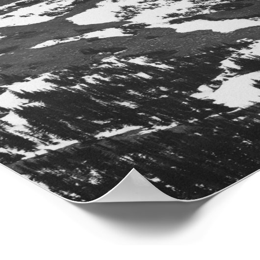 アンセル・アダムス – ロングズピークロッキーマウンテン ポスター (角)