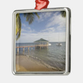 アンセ·ボア·ド·バラ、プラスリン島セイシェル メタルオーナメント (左)