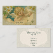 アンゼリカのエレガントな天使の名刺 名刺 (正面/裏面)