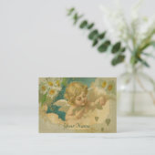 "アンゼリカ"のエレガントでカスタムなぽっちゃりした名刺 名刺 (スタンド正面)