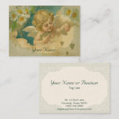 "アンゼリカ"のエレガントでカスタムなぽっちゃりした名刺 名刺 (正面/裏面)