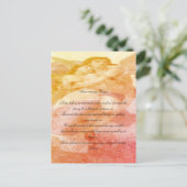 アンゼルスとの記念日祈りの言葉 ポストカード (スタンド正面)