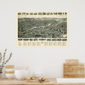 アンソニア， CTパノラママップ – 1921 ポスター (キッチン)