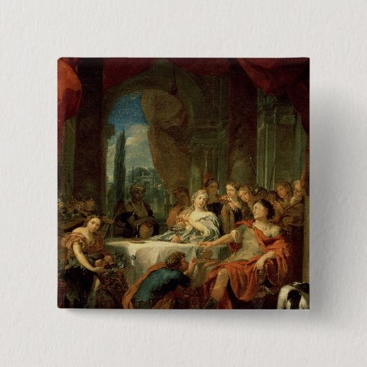 アンソニーおよびCleopatra 缶バッジ (正面)