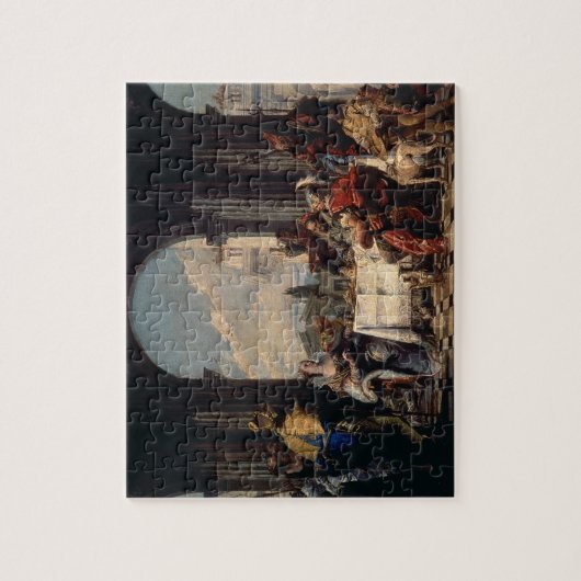 アンソニーおよびCleopatra、c.1744 (油の宴会 ジグソーパズル (縦)