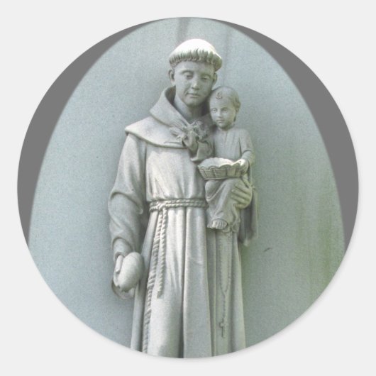 アンソニーとイエスのステッカー ラウンドシール (正面)